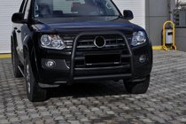 Volkswagen Amarok 2010–2022 Kenguru lok VL001 Black (nerjaveče jeklo) fotografija 3
