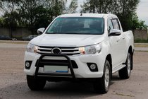 Toyota Hilux 2015– Sprednji zaščitni lok WT023 Black (nerjavno jeklo) fotografija 2