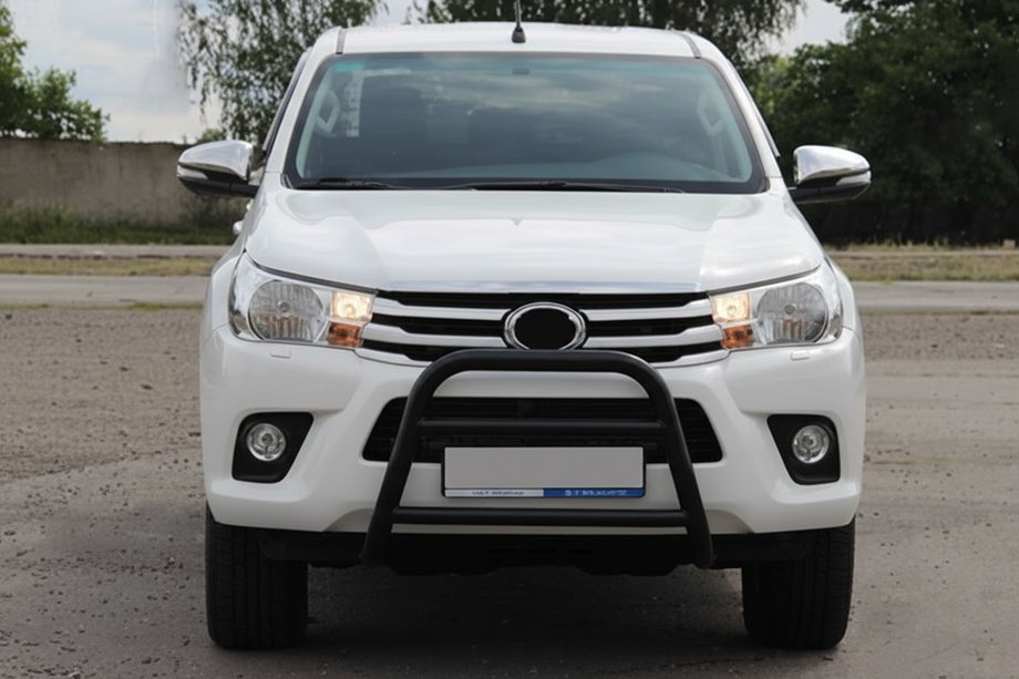 Toyota Hilux 2015– Sprednji zaščitni lok WT023 Black (nerjavno jeklo) Image