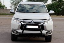 Mitsubishi Pajero Sport 2015– Kenguru zaščitni lok WT008 Black (nerjavno jeklo) fotografija 1