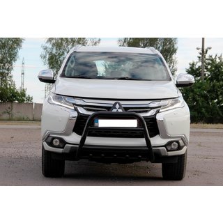 Kenguru zaščitni lok WT008 Black (nerjavno jeklo) Mitsubishi Pajero Sport 2015– fotografija 4