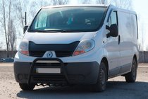 Nissan Primastar 2002–2014 Kenguru zaščita QT-Spec Black (nerjavno jeklo) fotografija 3
