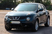 Nissan Juke 2010–2019 Bullbar zaščitni lok QT012 Black (nerjaveče jeklo) fotografija 2