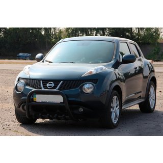 Bullbar zaščitni lok QT012 Black (nerjaveče jeklo) fotografija 2