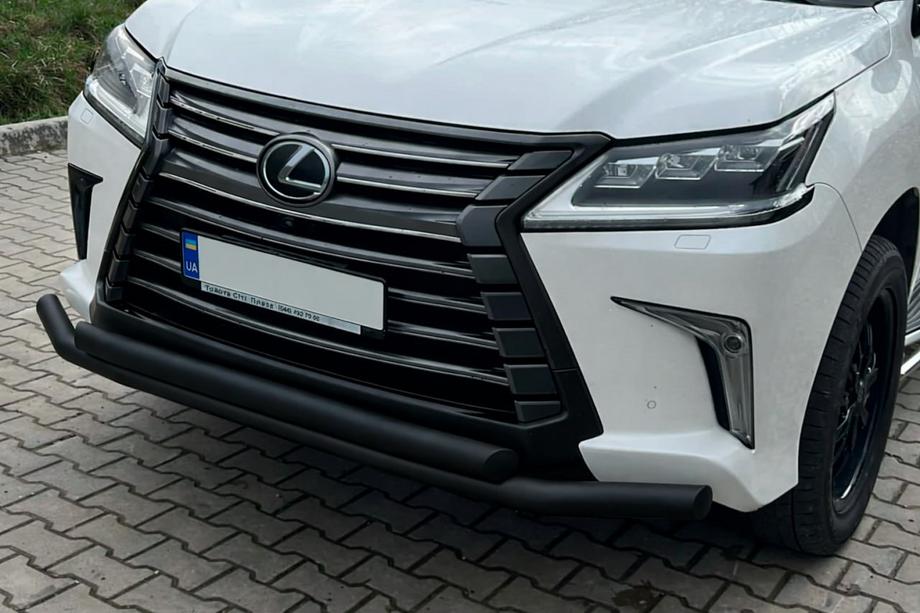 Lexus LX570/450d 2008–2022 Sprednji zaščitni lok ST014 Black (2015+, nerjaveče jeklo) Image