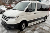 Volkswagen Crafter 2016– Sprednji zaščitni lok ST085 Black (nerjavno jeklo) fotografija 1