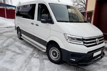 Volkswagen Crafter 2016– Sprednji zaščitni lok ST085 Black (nerjavno jeklo) fotografija 2