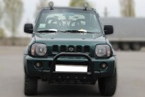 Suzuki Jimny 1998–2018 Kenguru zaščitni lok F2-01 Black (nerjaveče jeklo) fotografija 1