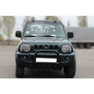 Kenguru zaščitni lok F2-01 Black (nerjaveče jeklo) Suzuki Jimny 1998–2018 fotografija 1