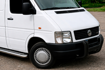 Volkswagen LT 1995–2006 Prednji zaščitni lok (bull bar) Kelebek WT011 Black (nerjaveče jeklo) fotografija 2