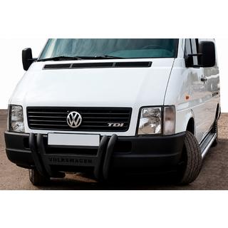 Prednji zaščitni lok (bull bar) Kelebek WT011 Black (nerjaveče jeklo) Volkswagen LT 1995–2006 fotografija 1