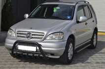 Mercedes ML W163 1997–2005 Bikobran Black (nerjavno jeklo) fotografija 3