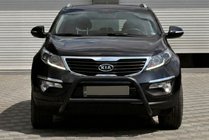Kia Sportage 2010–2015 Zaščitni lok (bullbar) WT006 Black (nerjaveče jeklo) fotografija 2