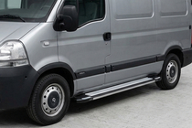 Renault Master 1998–2010 Stranske stopnice Rainbow (2 kosa, aluminij) fotografija 1