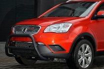 SsangYong Korando 2010–2019 Kenguru zaščita WT005 Black (nerjaveče jeklo) fotografija 3