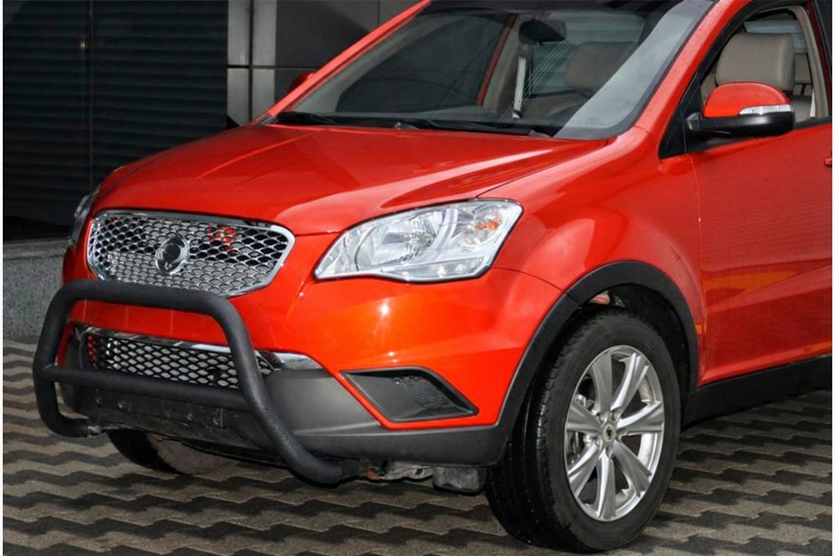 SsangYong Korando 2010–2019 Kenguru zaščita WT005 Black (nerjaveče jeklo) Image