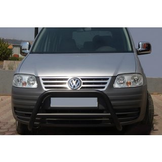 Sprednji zaščitni lok WT005 Black (nerjaveče jeklo) Volkswagen Caddy 2004–2010