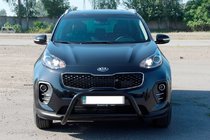 Kia Sportage 2015–2021 Bull bar WT006 Black (nerjaveče jeklo) fotografija 1