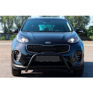 Bull bar WT006 Black (nerjaveče jeklo) Kia Sportage 2015–2021 fotografija 4