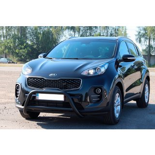 Bull bar WT006 Black (nerjaveče jeklo) Kia Sportage 2015–2021 fotografija 3