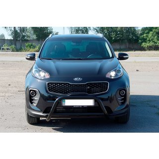 Bull bar WT006 Black (nerjaveče jeklo) Kia Sportage 2015–2021 fotografija 1