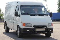 Ford Transit 1991–2000 Bull bar WT006 Black (nerjaveče jeklo) fotografija 1