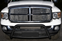 Dodge RAM (DR/DH/D1/DC/DM) 2002–2009 Sprednji zaščitni lok WT005 Black (nerjavno jeklo) fotografija 1
