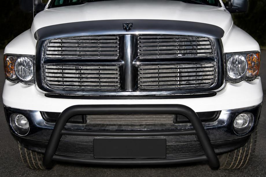 Dodge RAM (DR/DH/D1/DC/DM) 2002–2009 Sprednji zaščitni lok WT005 Black (nerjavno jeklo) Image