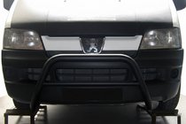 Fiat Ducato 1995–2006 Sprednji zaščitni lok WT005 Black (nerjavno jeklo) fotografija 1