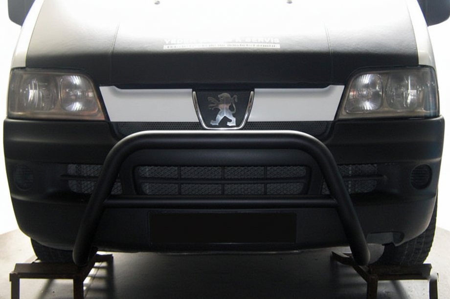Peugeot Boxer 1994–2006 Kenguru zaščita WT005 Black (nerjaveče jeklo) Image