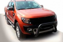 Ford Ranger 2011–2022 Sprednji zaščitni lok WT005 Black (nerjaveče jeklo) fotografija 1
