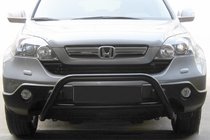 Honda CRV 2007–2011 Kenguru zaščita WT005 Black (nerjaveče jeklo) fotografija 1