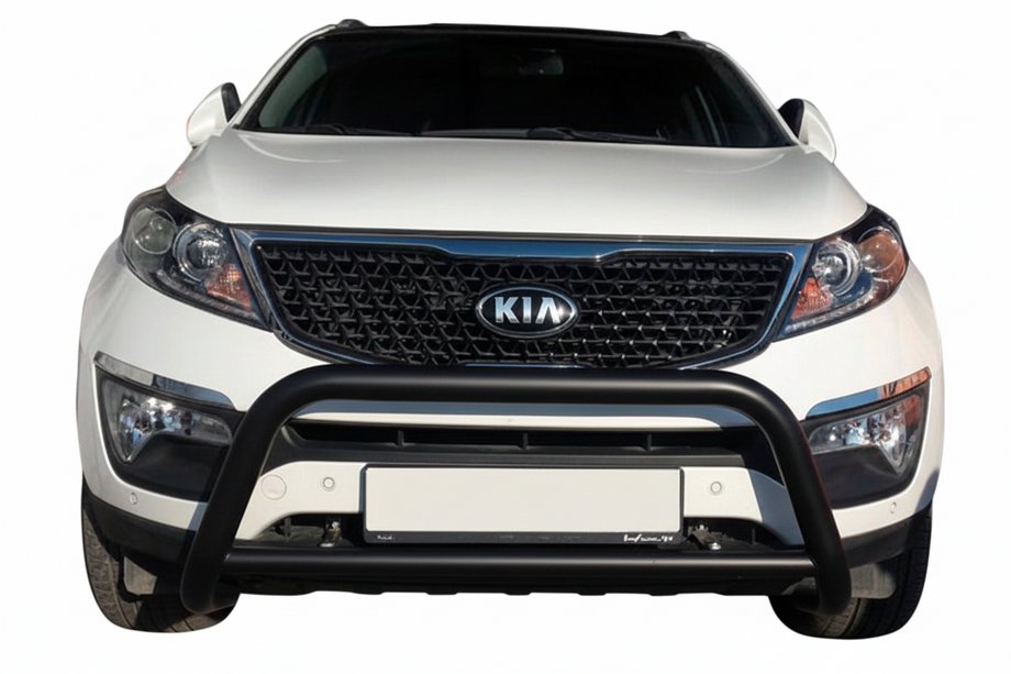 Kia Sorento II XM 2009–2014 Kenguru zaščita WT005 Black (nerjaveče jeklo) Image