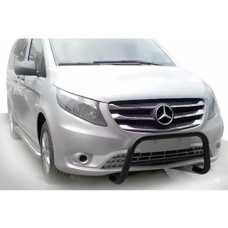 Kenguru zaščita WT005 Black (nerjaveče jeklo) Mercedes Vito/V-razred W447 2014–