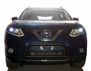 Nissan X-trail T32/Rogue 2014–2021 Sprednji zaščitni lok WT005 Black (nerjaveče jeklo) fotografija 1