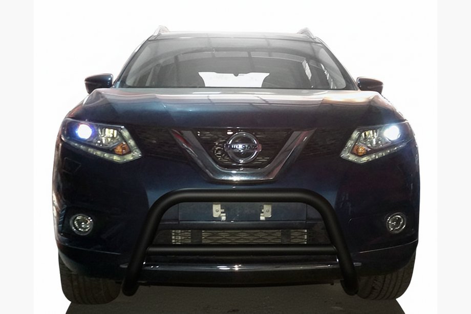Nissan X-trail T32/Rogue 2014–2021 Sprednji zaščitni lok WT005 Black (nerjaveče jeklo) Image