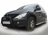SsangYong Action 2005–2018 Sprednji zaščitni lok WT005 Black (nerjaveče jeklo) fotografija 1