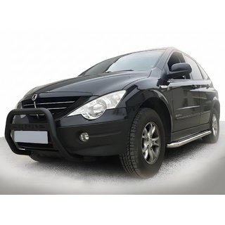 Sprednji zaščitni lok WT005 Black (nerjaveče jeklo) SsangYong Action 2005–2018