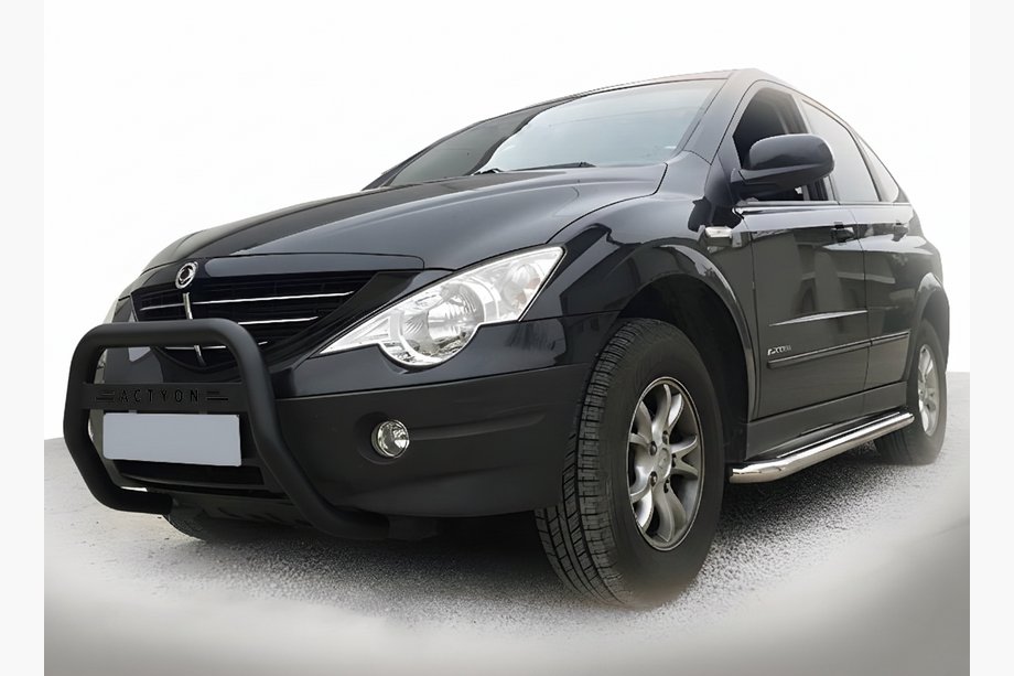 SsangYong Action 2005–2018 Sprednji zaščitni lok WT005 Black (nerjaveče jeklo) Image