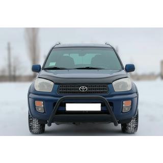 Kenguru zaščita WT005 Black (nerjaveče jeklo) Toyota Rav 4 2001–2005 fotografija 1
