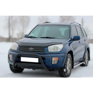 Kenguru zaščita WT005 Black (nerjaveče jeklo) Toyota Rav 4 2001–2005 fotografija 3