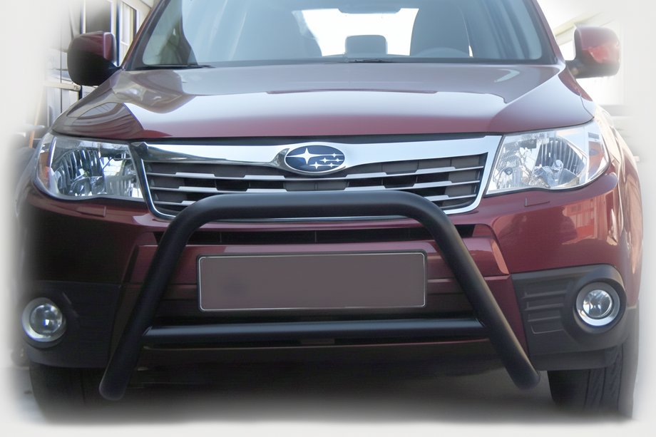 Subaru Forester 2008–2013 Kenguru zaščita WT005 Black (nerjaveče jeklo) Image