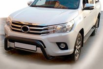 Toyota Hilux 2015– Sprednji zaščitni lok WT009 Black (nerjaveče jeklo) fotografija 1