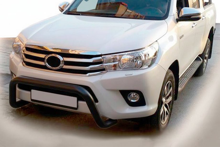 Toyota Hilux 2015– Sprednji zaščitni lok WT009 Black (nerjaveče jeklo) Image