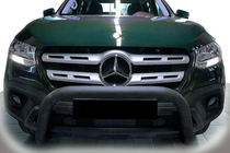 Mercedes X class 2017–2020 Sprednji zaščitni lok WT005 Black (nerjaveče jeklo, 60 mm) fotografija 1
