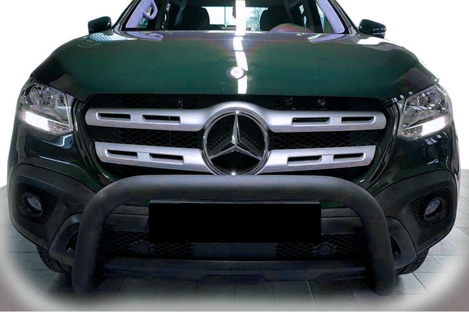 Mercedes X class 2017–2020 Sprednji zaščitni lok WT005 Black (nerjaveče jeklo, 60 mm) Image