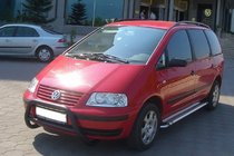 Ford Galaxy 1995–2006 Sprednji zaščitni lok WT005 Black (nerjaveče jeklo) fotografija 1