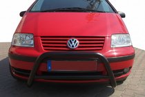 Ford Galaxy 1995–2006 Sprednji zaščitni lok WT005 Black (nerjaveče jeklo) fotografija 2