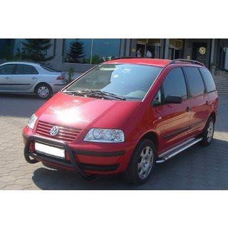 Sprednji zaščitni lok WT005 Black (nerjaveče jeklo) Ford Galaxy 1995–2006 fotografija 1