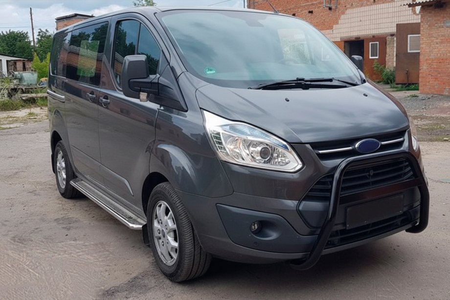 Ford Custom 2013–2022 Bull bar WT006 Black (nerjaveče jeklo) Image